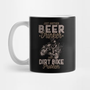 Dirt Bike Race design for Beer Lovers Mug